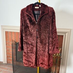 Valerie Stevens Seperates Faux Fur Coat